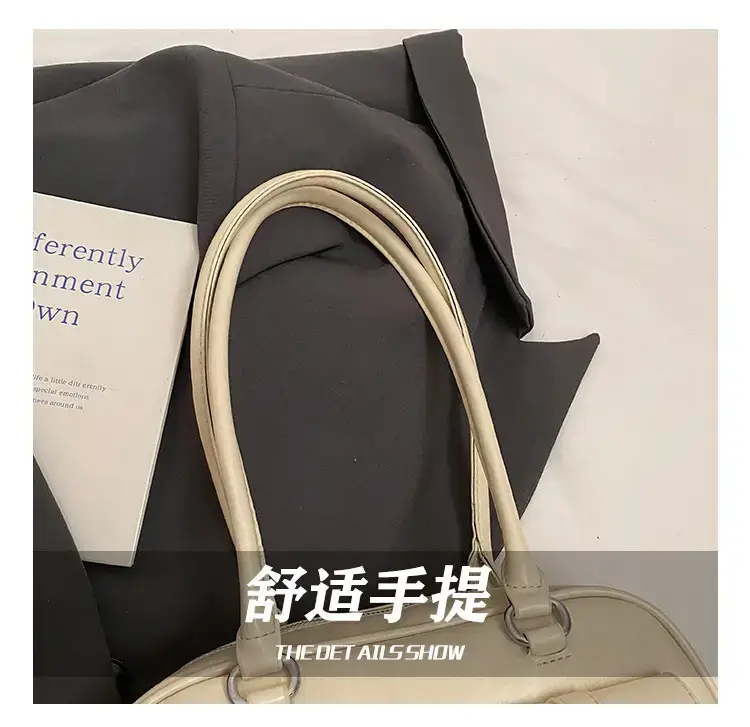 Women's Retro Multi-Flap Shoulder Bag Beige 2025 — feature 14