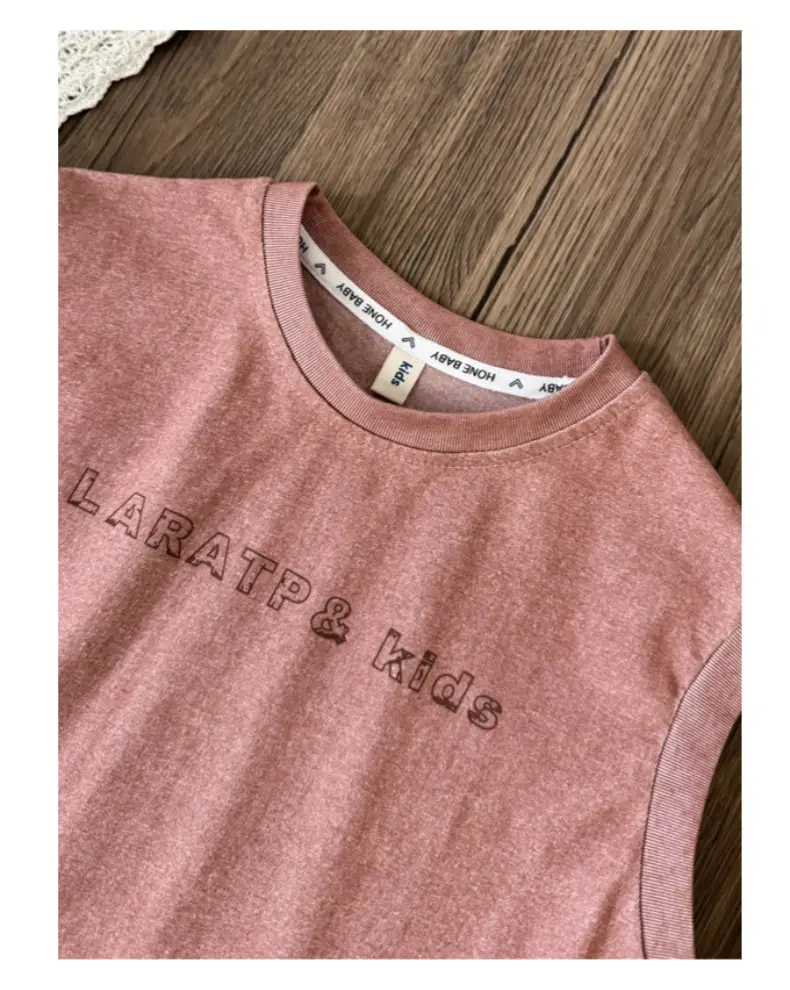 Boys Sleeveless T-Shirt Pink Summer 2025 — feature 14
