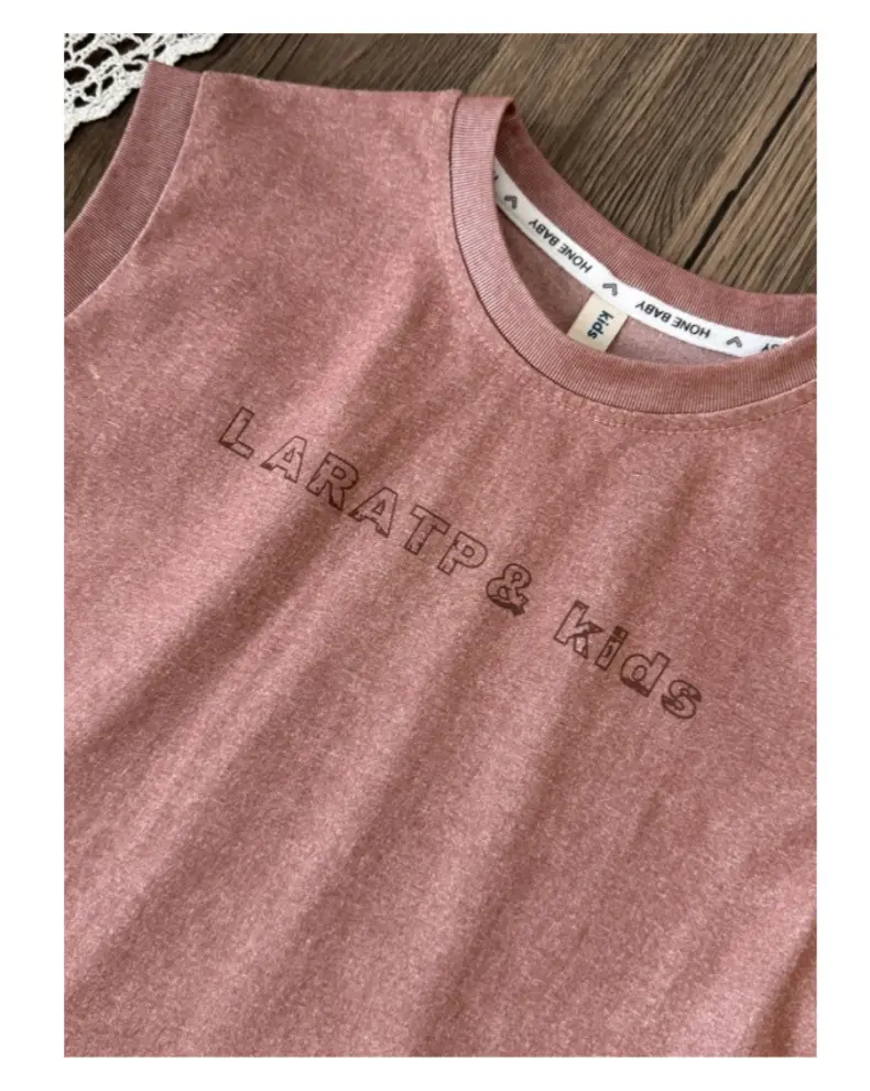 Boys Sleeveless T-Shirt Pink Summer 2025 — feature 15