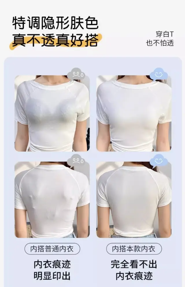 Liquid Foundation Beauty Back Bra for Women with Thin Shoulder Straps, Push-Up Small Chest, Summer U-Shaped Large Backless Invisible Seamless Halter Bra — feature 5