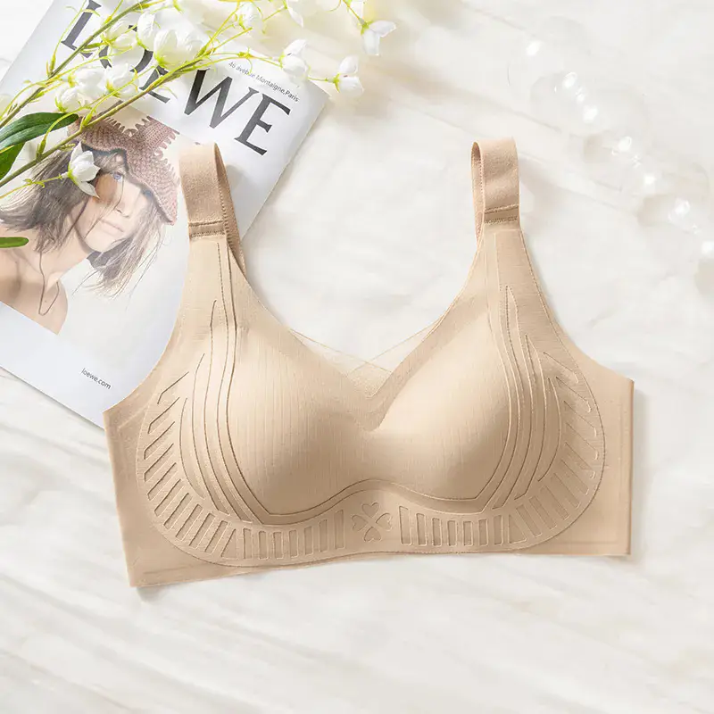 Pilates Seamless Adjustable Bra for Small Breasts, Breathable, Wire-Free, Soft Support, Lifting and Shrinking Bra - Image 2