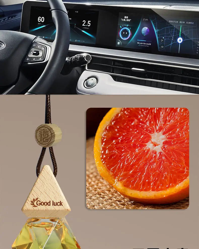 Car Air Freshener Pendant, Langlong Same Model Car Perfume, Oem Essential Oil Fragrance, Long-Lasting Scent, Deodorizing, Car Interior Fragrance — feature 12