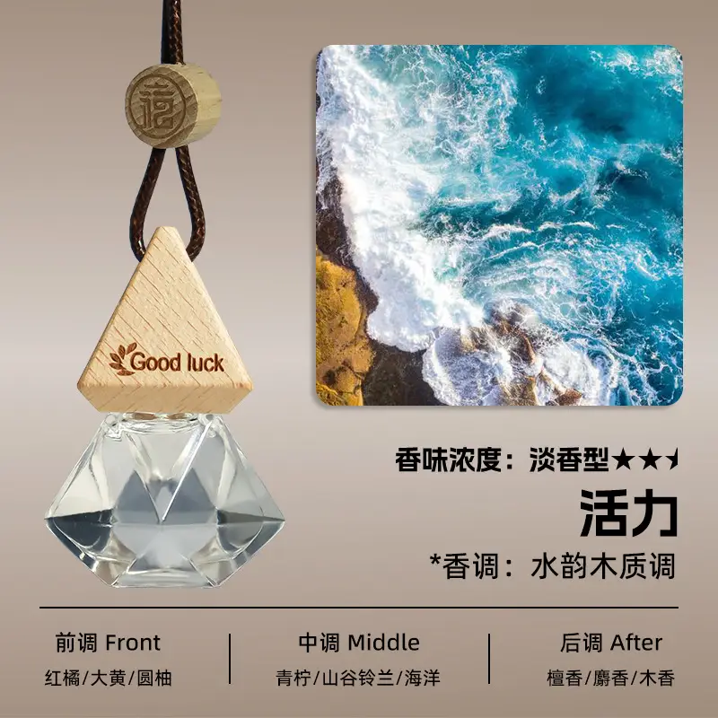 Car Air Freshener Pendant, Langlong Same Model Car Perfume, Oem Essential Oil Fragrance, Long-Lasting Scent, Deodorizing, Car Interior Fragrance