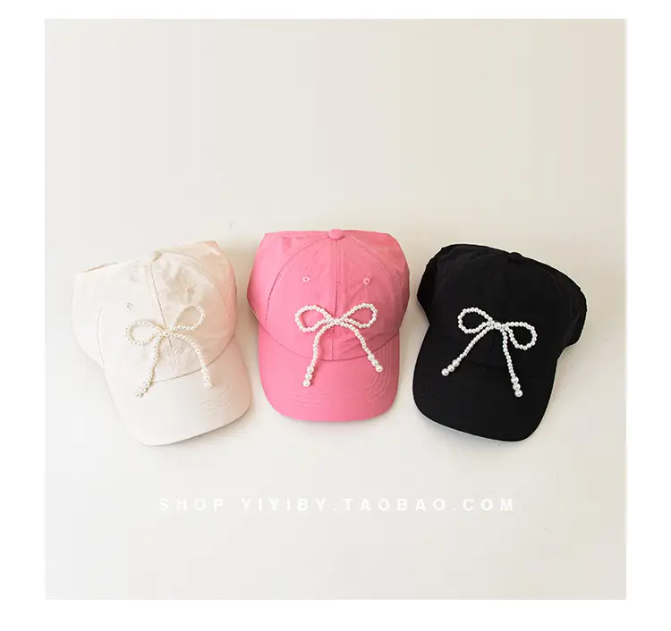Yellow Bow Embroidered Baby Sun Hat for Girls — feature 11