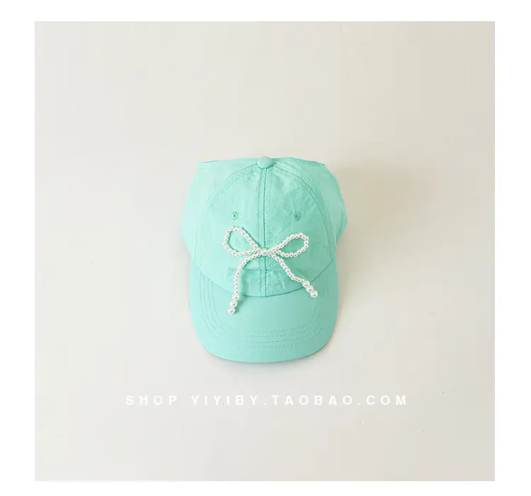 Yellow Bow Embroidered Baby Sun Hat for Girls — feature 19