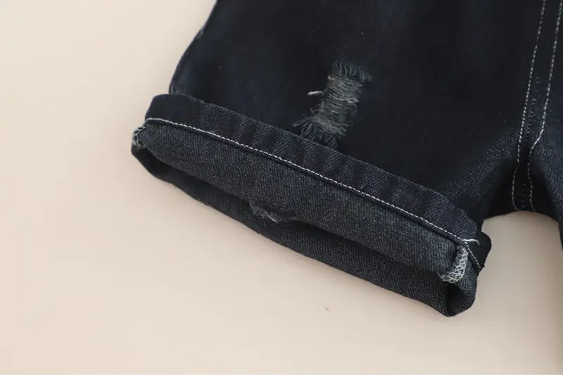 Boys Letter Printed Casual 2Pc Set Black — feature 13
