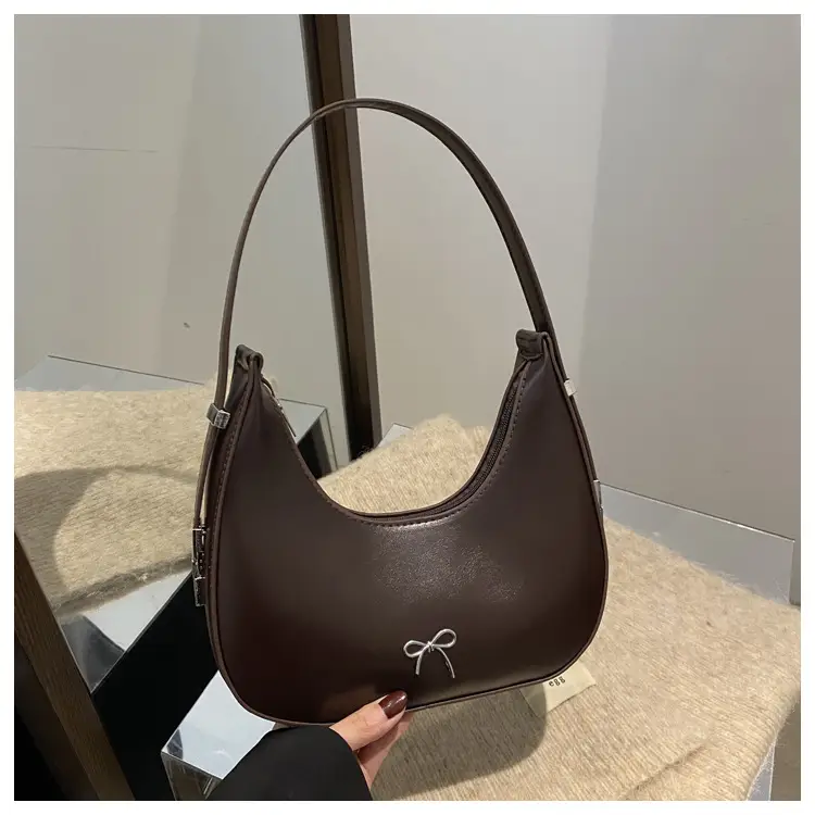 Red Korean Style Bowknot Shoulder Bag for Women