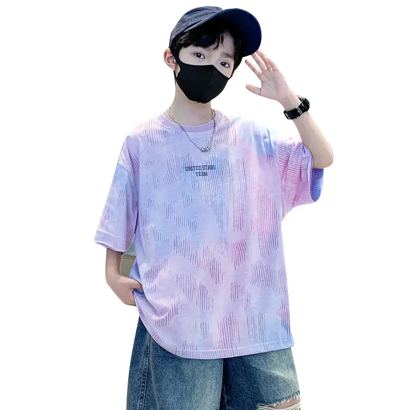 Children's Cotton Graphic T-Shirt Big City Print