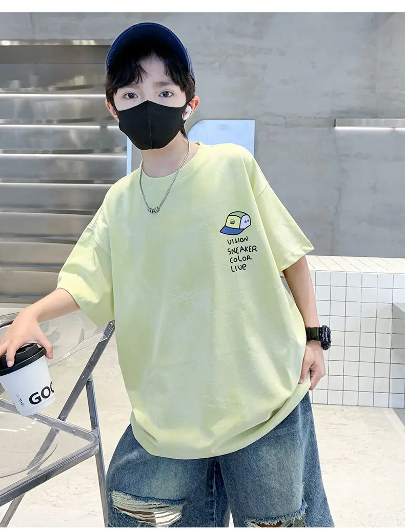Children's Cotton Graphic T-Shirt Big City Print — feature 11