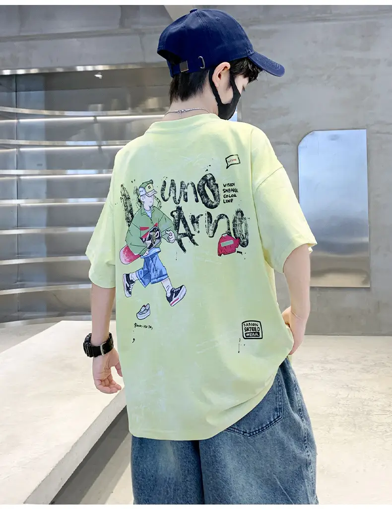 Children's Cotton Graphic T-Shirt Big City Print — feature 12