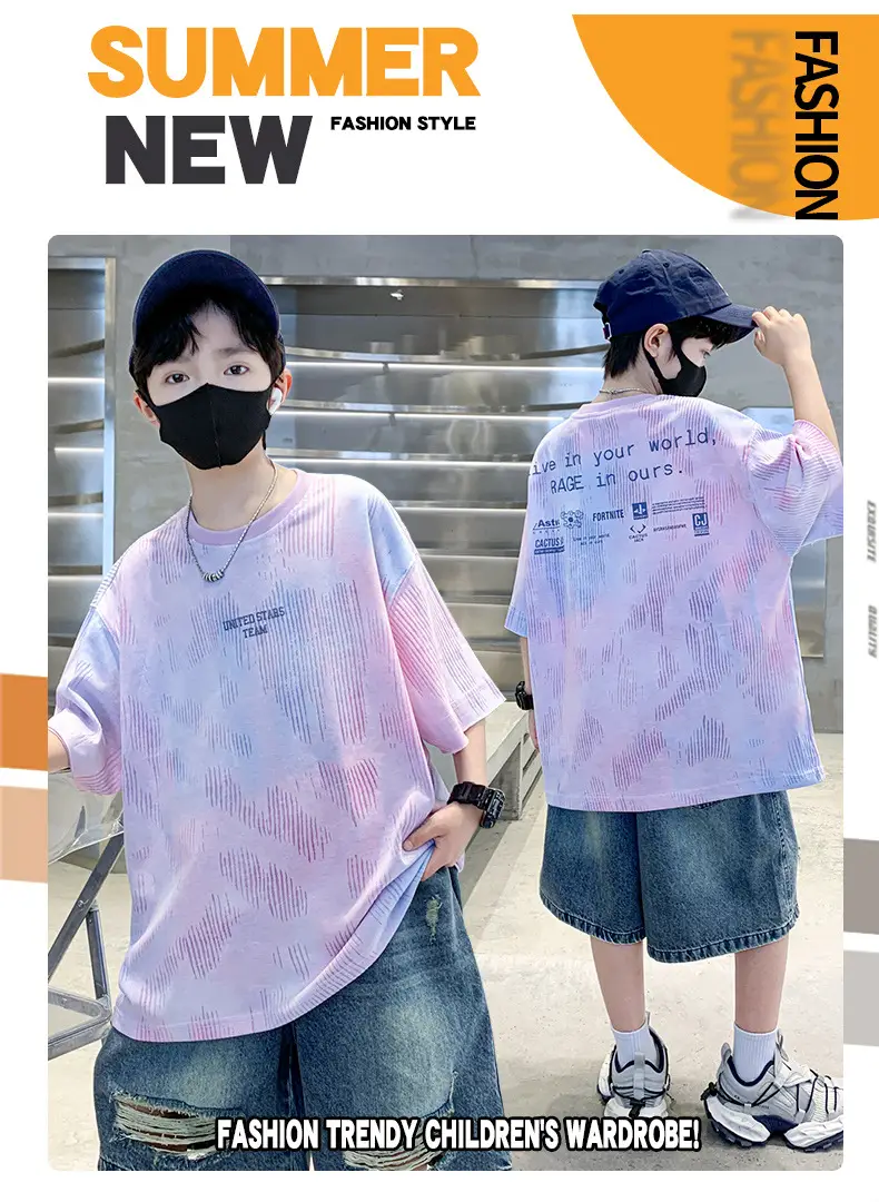 Children's Cotton Graphic T-Shirt Big City Print — feature 14