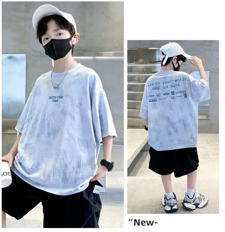 Children's Cotton Graphic T-Shirt Big City Print — feature 15