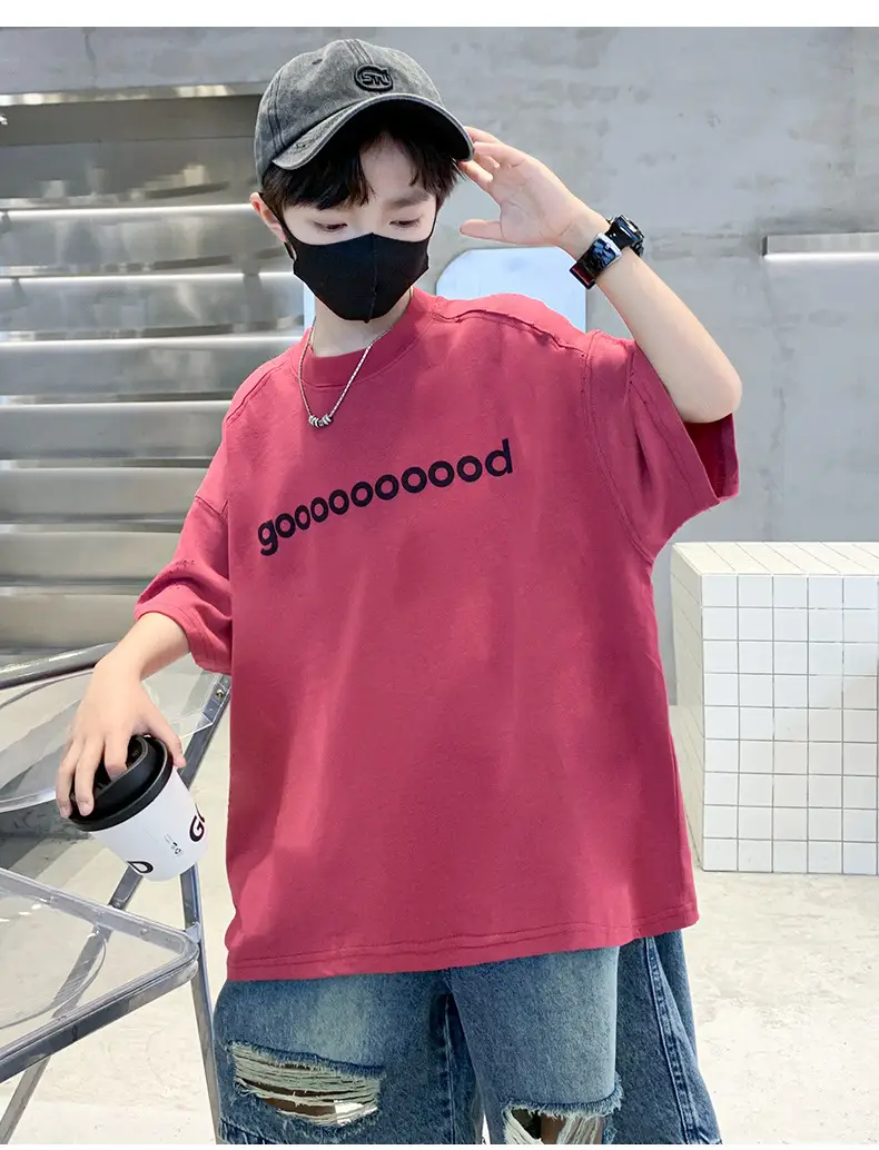 Children's Cotton Graphic T-Shirt Big City Print — feature 21