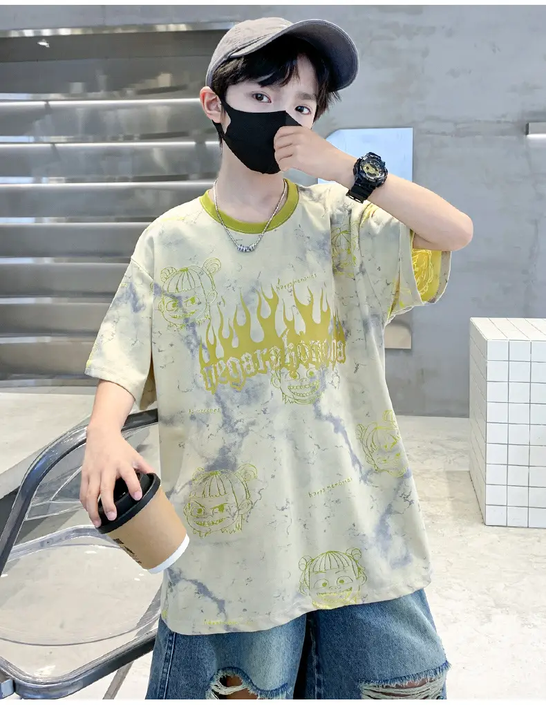 Children's Cotton Graphic T-Shirt Big City Print — feature 25