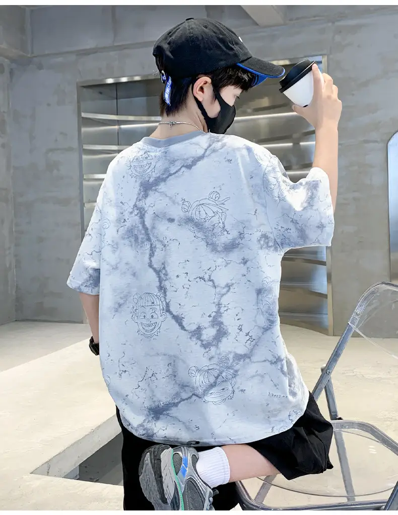 Children's Cotton Graphic T-Shirt Big City Print — feature 27