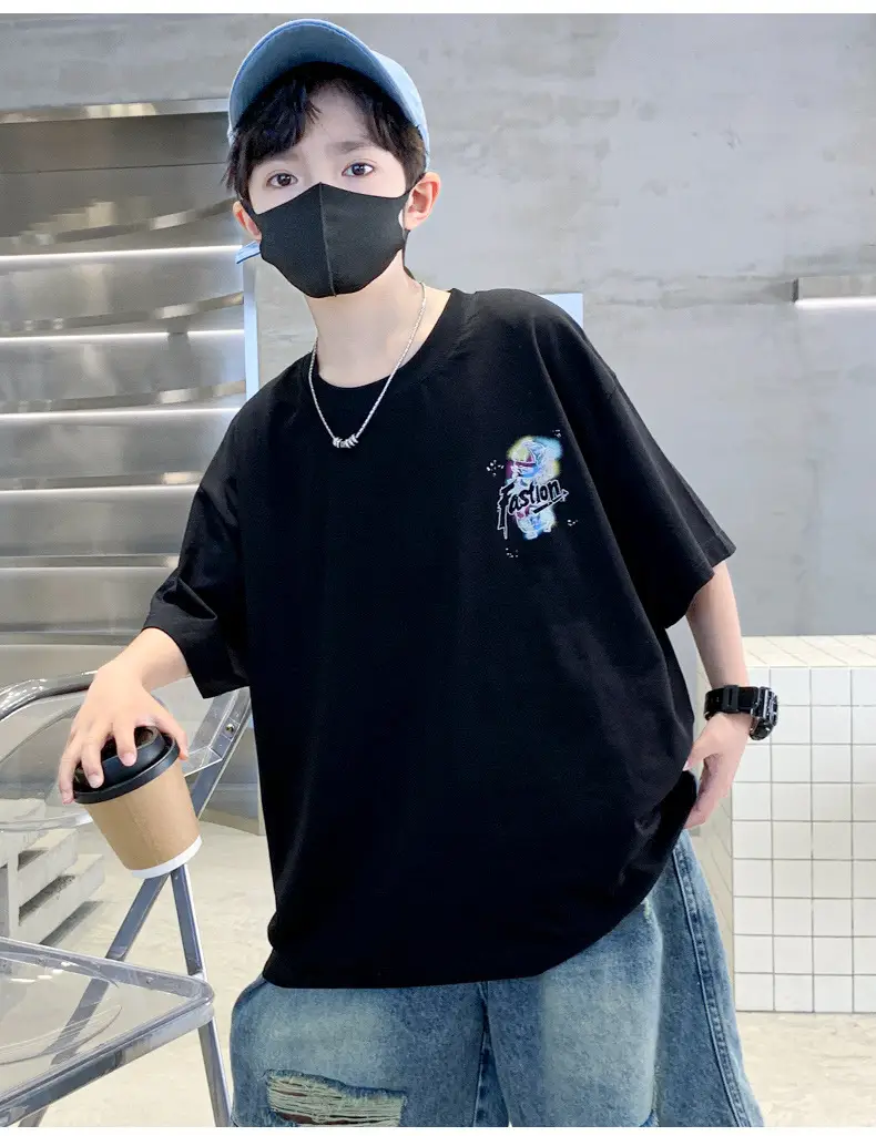 Children's Cotton Graphic T-Shirt Big City Print — feature 30