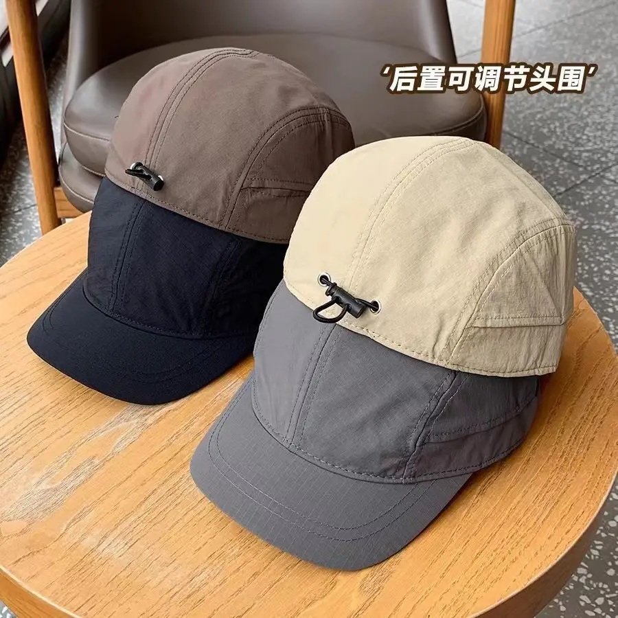 Black Vintage Cotton Baseball Cap for Women & Men - Image 7