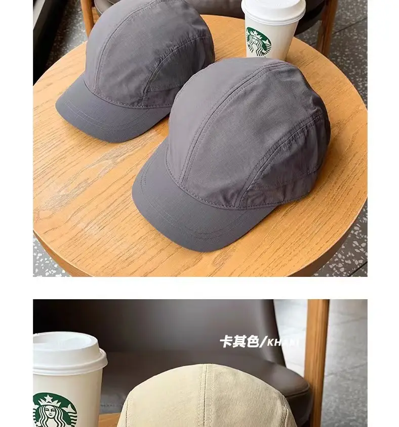 Black Vintage Cotton Baseball Cap for Women & Men — feature 16