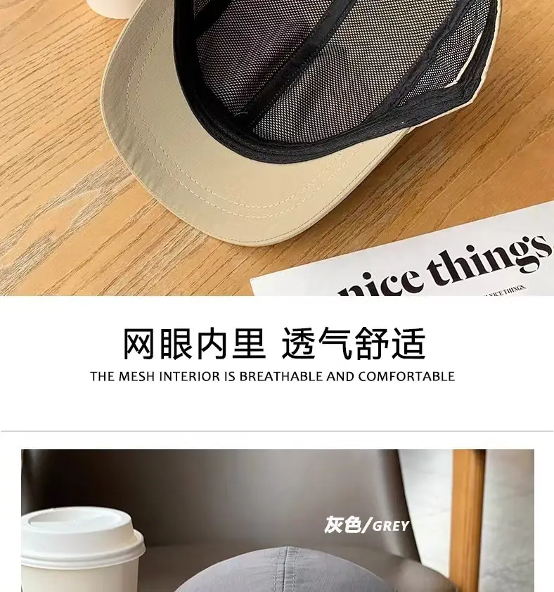 Black Vintage Cotton Baseball Cap for Women & Men — feature 17