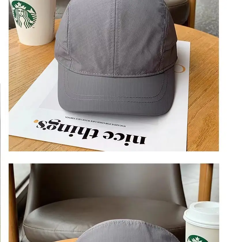 Black Vintage Cotton Baseball Cap for Women & Men — feature 18