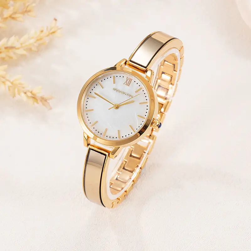 Women's Steel Bracelet Watch with White Dial - Image 3