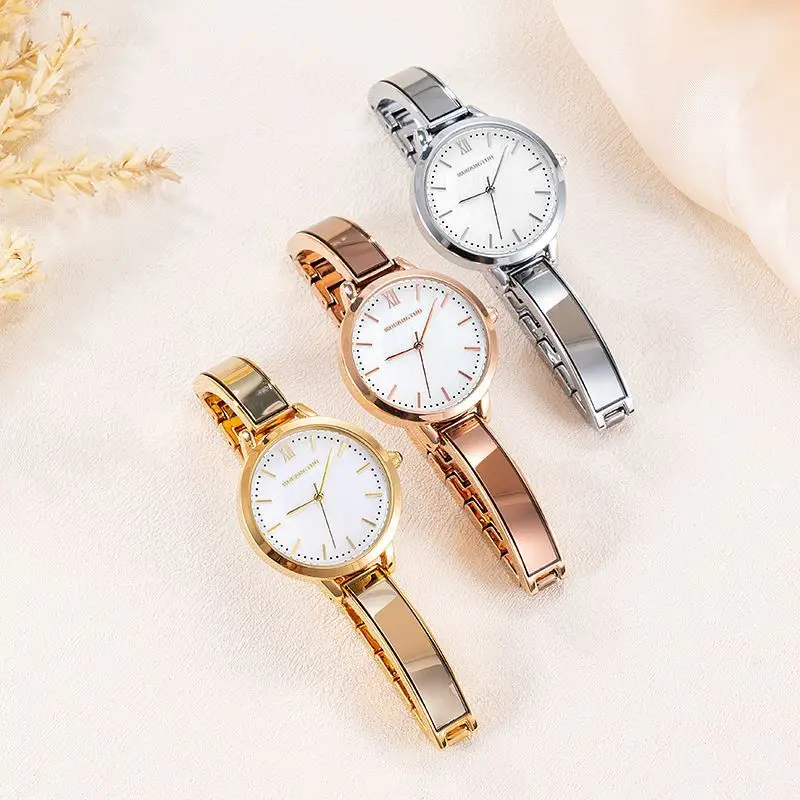 Women's Steel Bracelet Watch with White Dial - Image 5