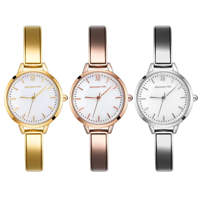 Women's Steel Bracelet Watch with White Dial - Image 6