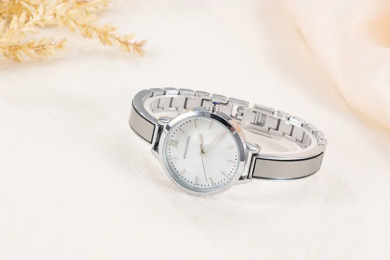 Women's Steel Bracelet Watch with White Dial — feature 11