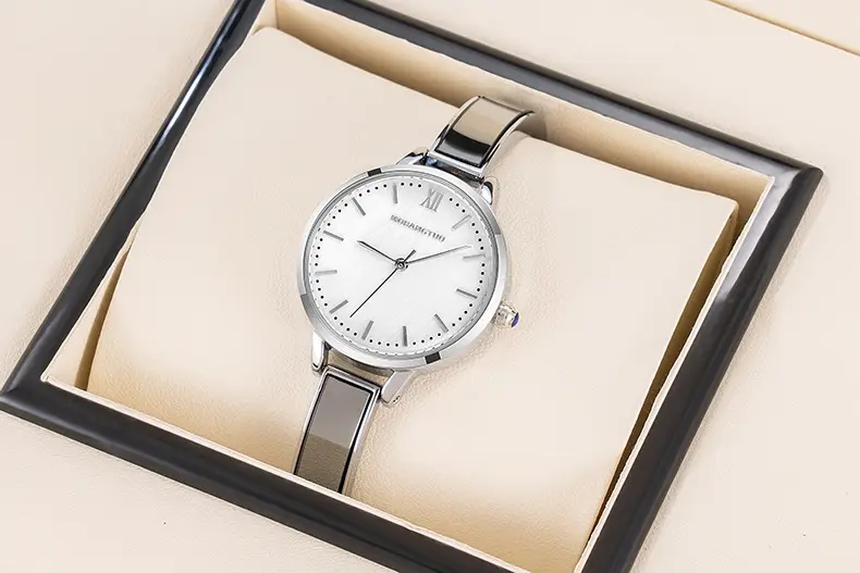 Women's Steel Bracelet Watch with White Dial — feature 13