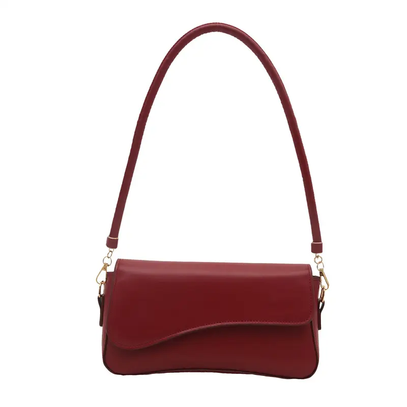 Black Retro Underarm Bag for Women - Image 9
