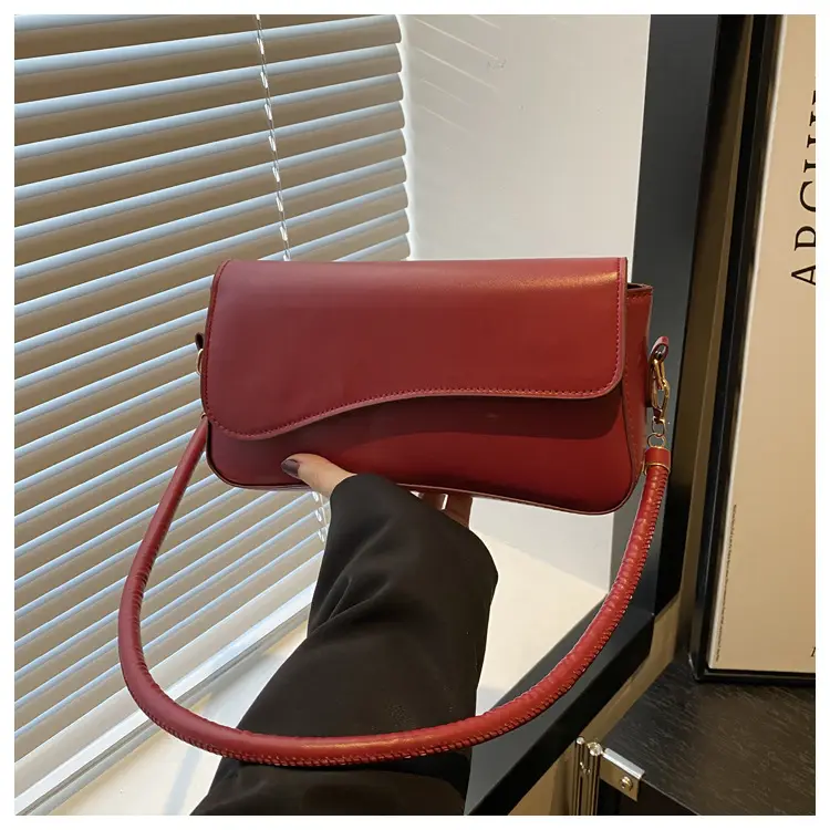 Black Retro Underarm Bag for Women — feature 20