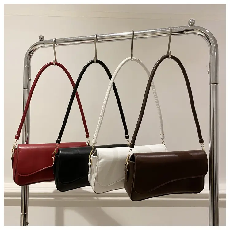 Black Retro Underarm Bag for Women — feature 24