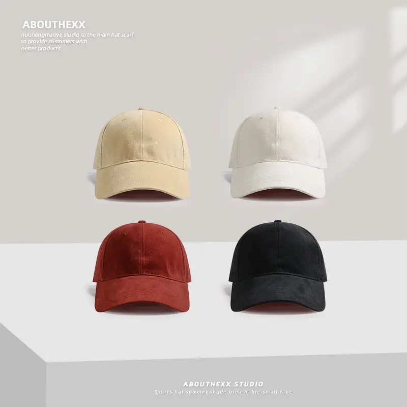 Retro Red Baseball Cap for Kids All Match 65cm - Image 12