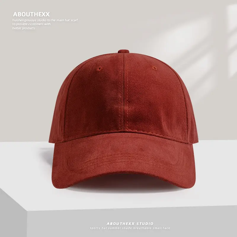 Retro Red Baseball Cap for Kids All Match 65cm - Image 4