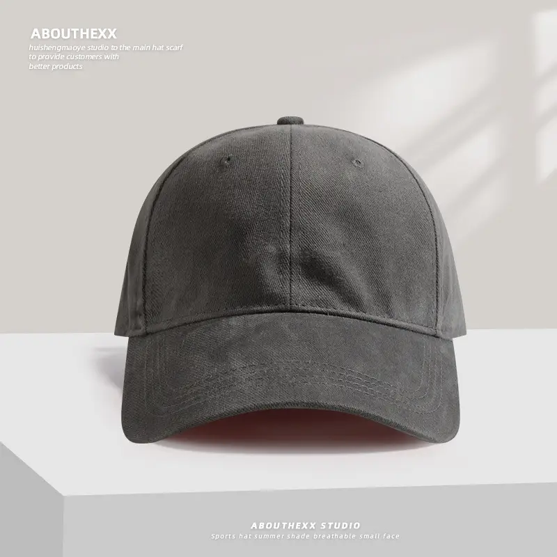 Retro Red Baseball Cap for Kids All Match 65cm - Image 5