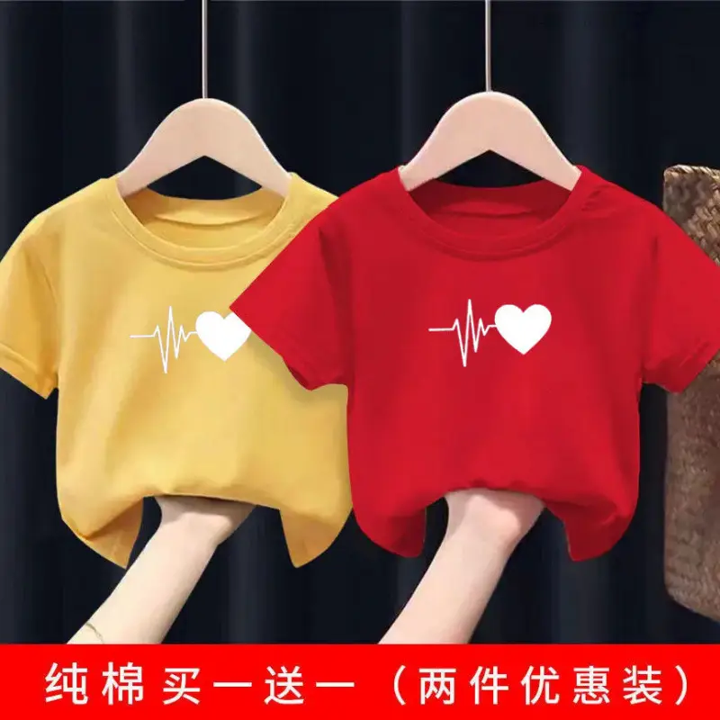 Pure Cotton Heartbeat Graphic T-Shirt Blue Medium - Image 11