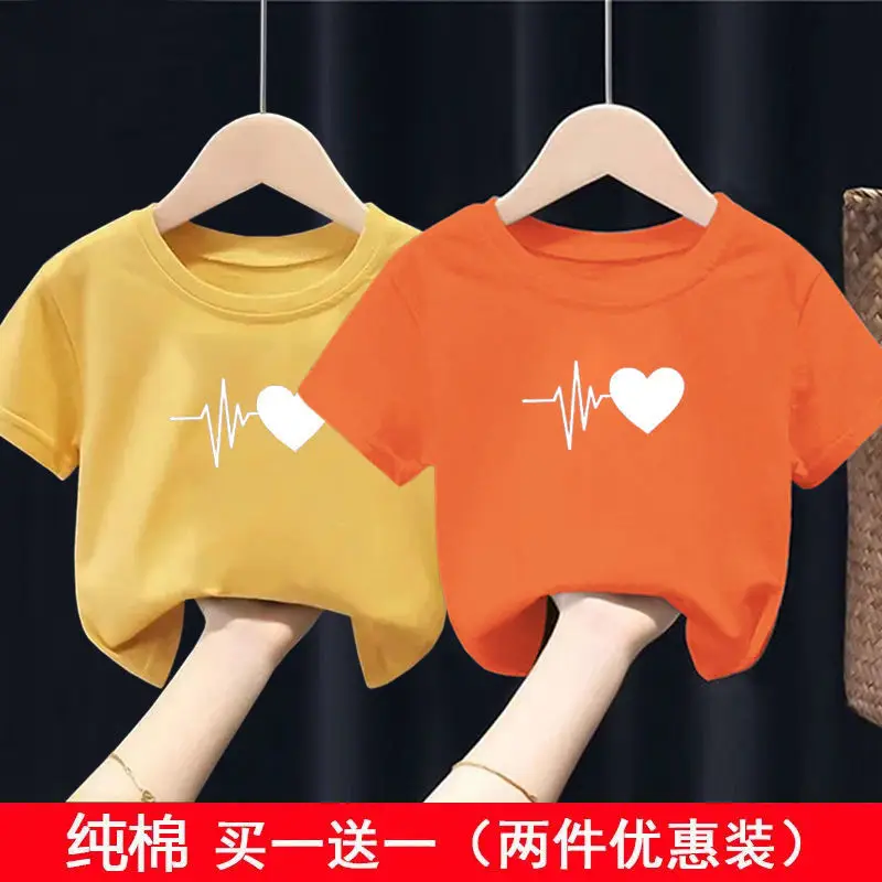 Pure Cotton Heartbeat Graphic T-Shirt Blue Medium - Image 14