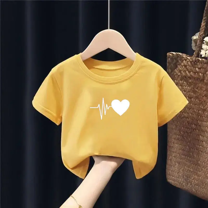 Pure Cotton Heartbeat Graphic T-Shirt Blue Medium - Image 28