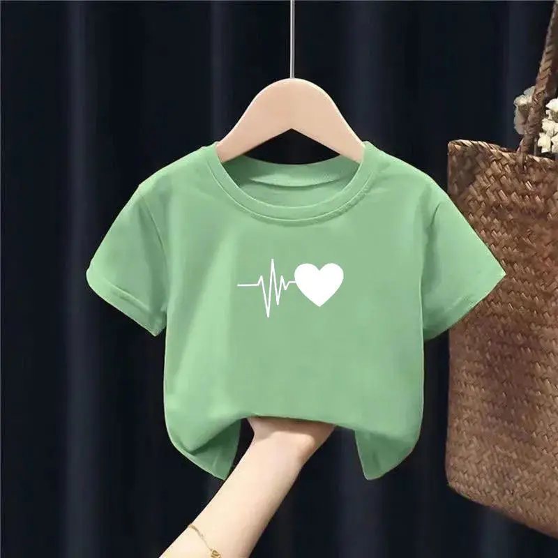 Pure Cotton Heartbeat Graphic T-Shirt Blue Medium - Image 29