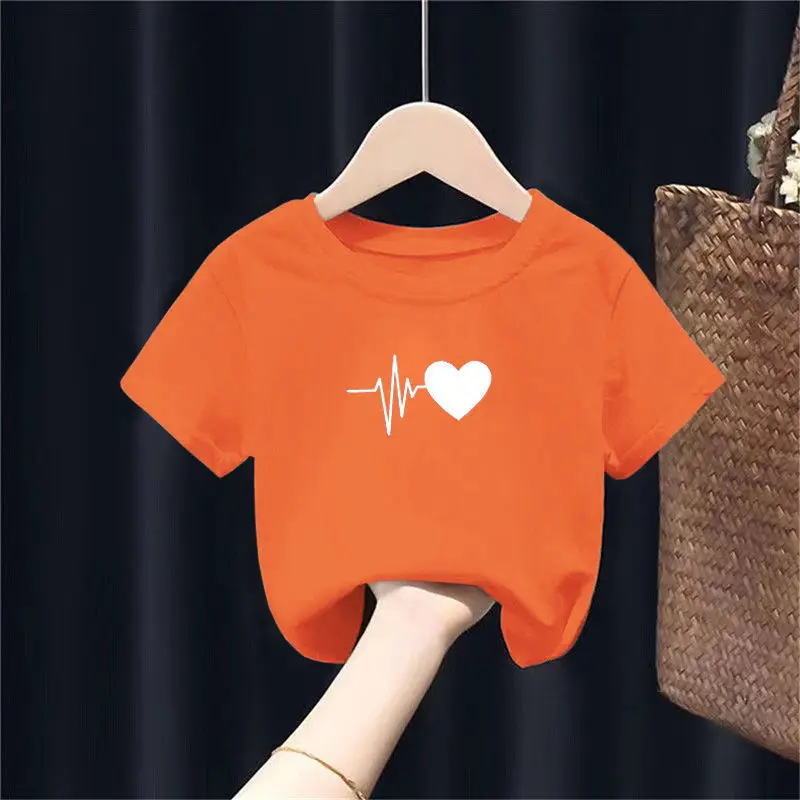 Pure Cotton Heartbeat Graphic T-Shirt Blue Medium - Image 31