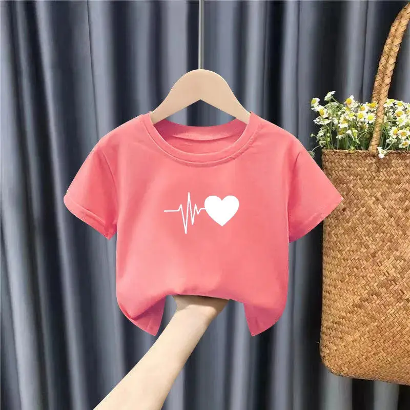 Pure Cotton Heartbeat Graphic T-Shirt Blue Medium - Image 32