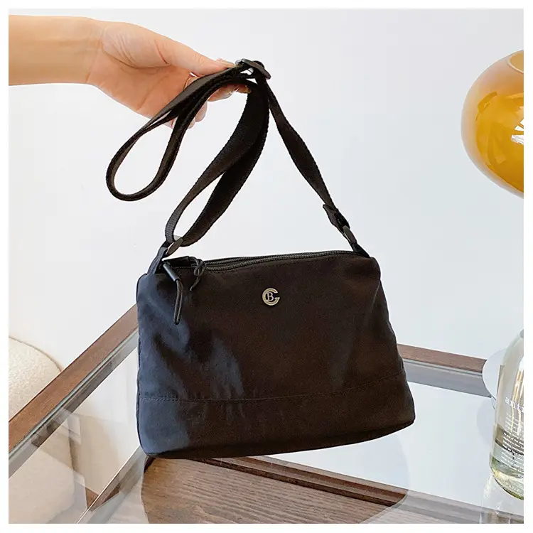 Women Crossbody Bag Beige Waterproof Nylon Multi Compartment — feature 14