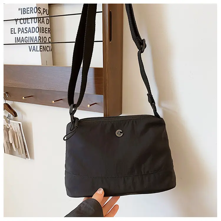 Women Crossbody Bag Beige Waterproof Nylon Multi Compartment — feature 21