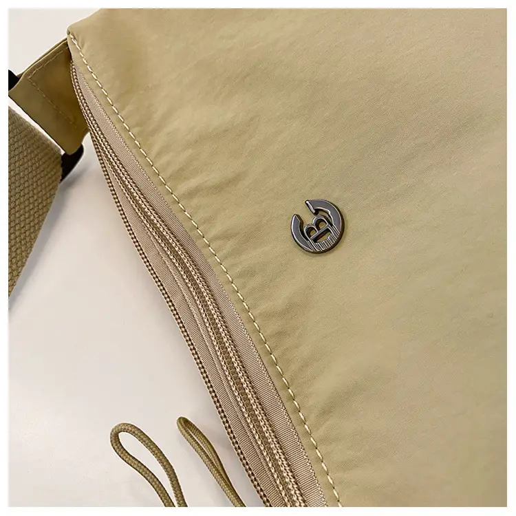 Women Crossbody Bag Beige Waterproof Nylon Multi Compartment — feature 29