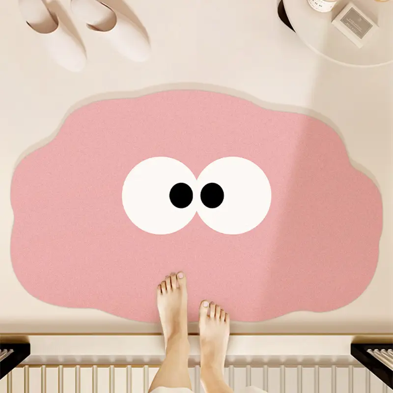 Special Shaped Cartoon Toilet Mat Anti-Slip Absorbent — feature 21