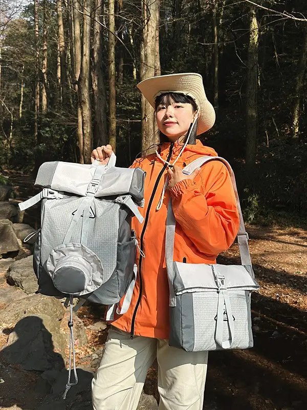 Cross-border Hiking Backpack 2025 Large Capacity Mesh Design - Image 6