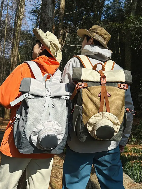Cross-border Hiking Backpack 2025 Large Capacity Mesh Design - Image 7