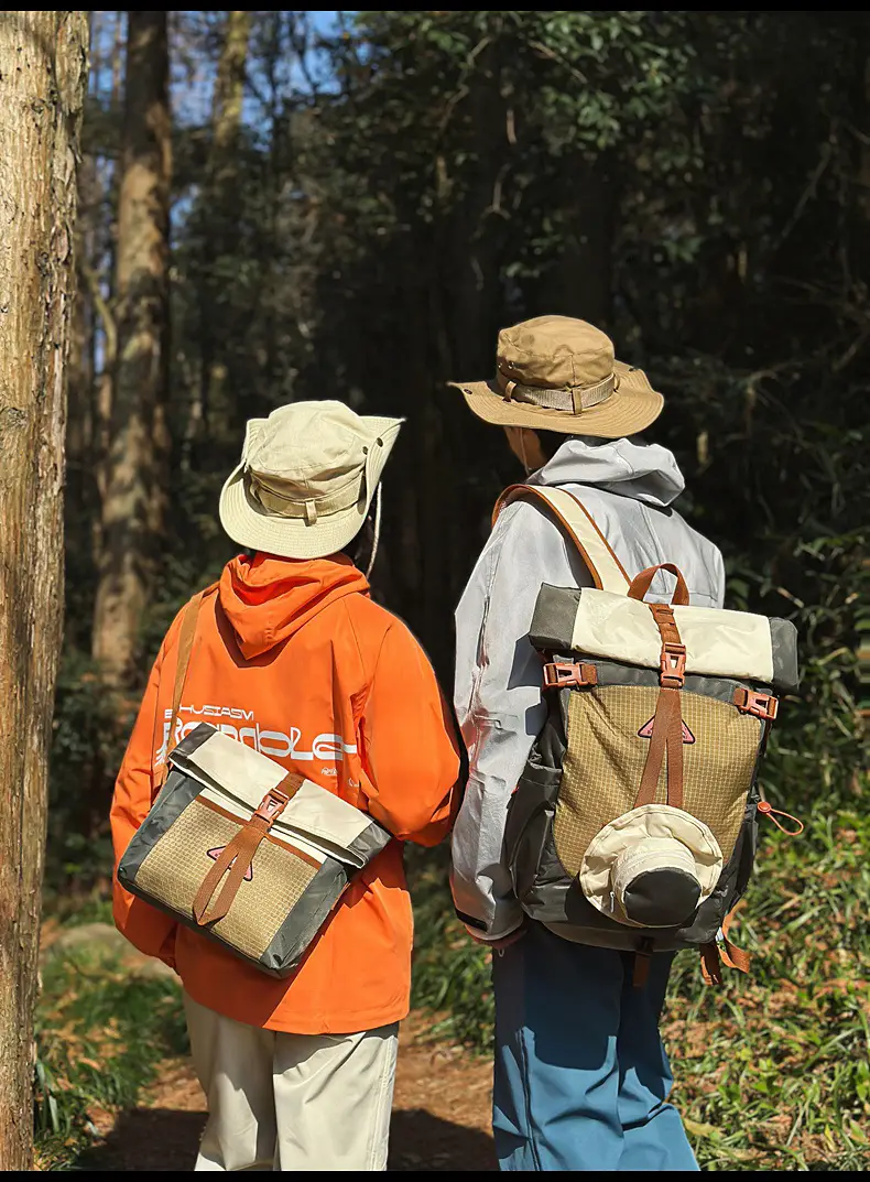 Cross-border Hiking Backpack 2025 Large Capacity Mesh Design — feature 19