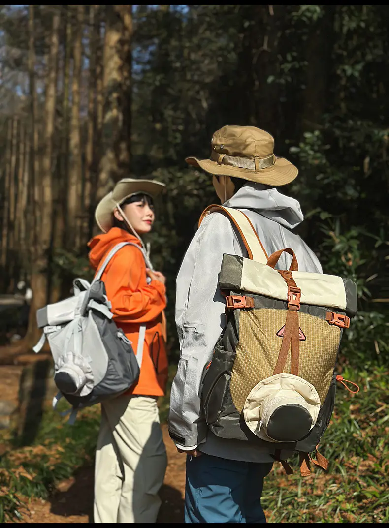 Cross-border Hiking Backpack 2025 Large Capacity Mesh Design — feature 20