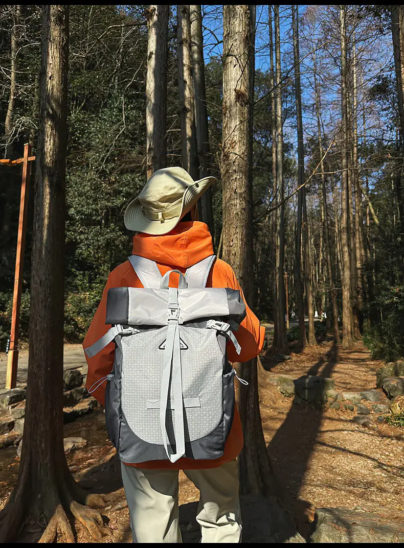 Cross-border Hiking Backpack 2025 Large Capacity Mesh Design — feature 22